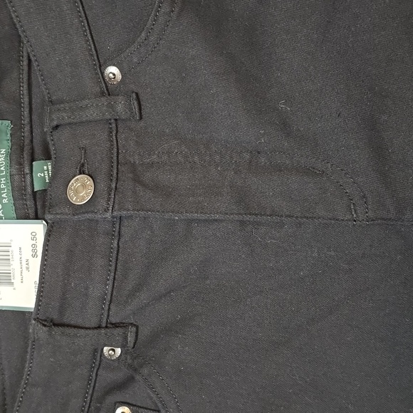 Lauren Ralph Lauren Heritage Black Jeans - Picture 2 of 14